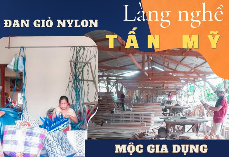 Hai làng nghề hoạt động hiệu quả tại xã Tấn Mỹ