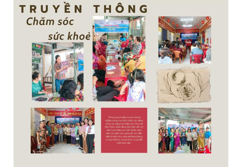 Truyền thông chăm sóc sức khoẻ phụ nữ xã Tấn Mỹ