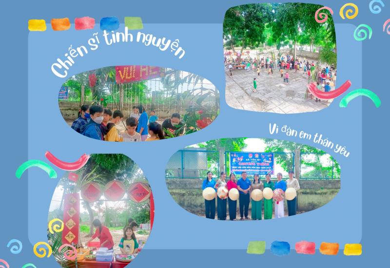Sôi nổi ngày chiến sĩ tình nguyện xã Tấn Mỹ