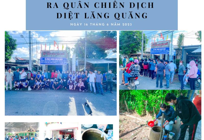 Ra quân chiến dịch diệt lăng quăng ấp Tấn Quới
