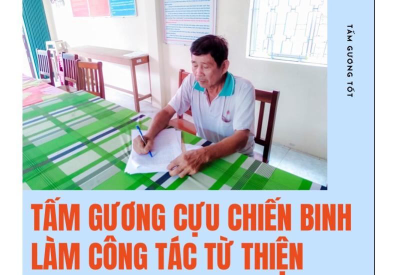 Tấm gương Cựu chiến binh làm công tác từ thiện