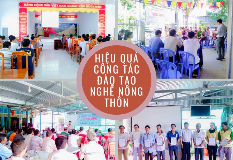 Hiệu quả công tác đào tạo nghề Nông thôn