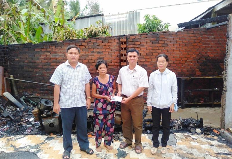 Vụ cháy thiêu rụi hoàn toàn căn nhà 