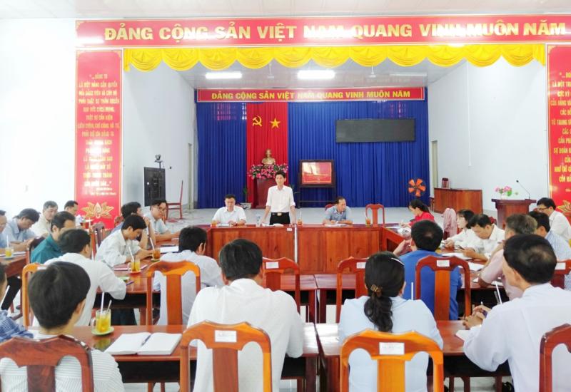 Xã Tấn Mỹ Tổ chức họp báo
