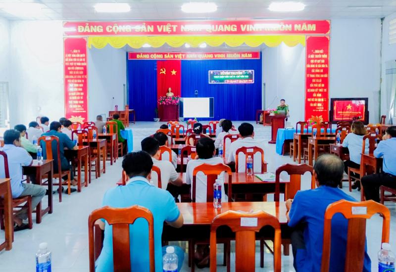 Công an Huyện tuyên truyền chỉ tiêu 19.2 