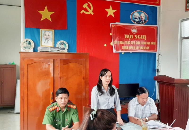 Đối thoại với người dân kết thúc thành công