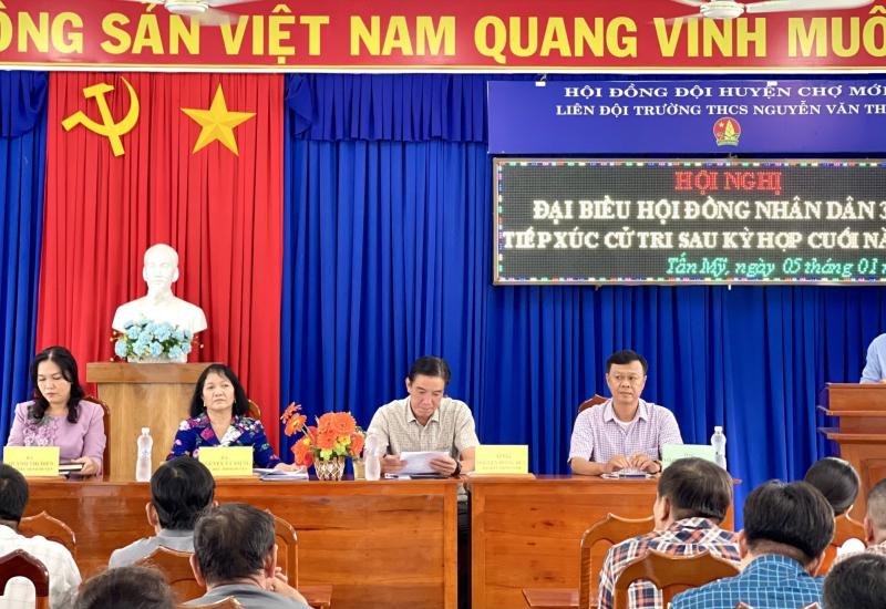 Đại biểu HĐND 03 cấp tiếp xúc cử tri  sau kỳ họp 