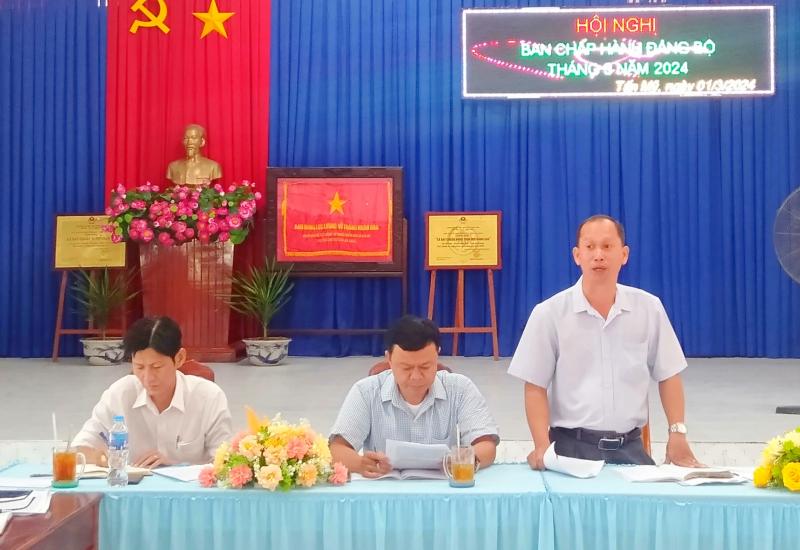 Họp Ban chấp hành Đảng bộ xã