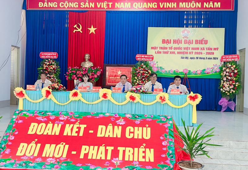 Đại hội MTTQVN xã Tấn Mỹ nhiệm kỳ 2024-2029