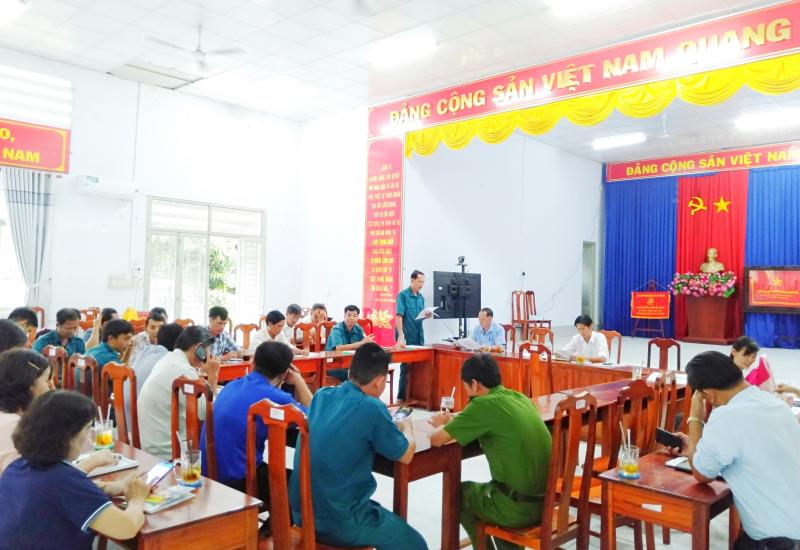 Sơ kết công tác Quân sự 06 tháng đầu năm 