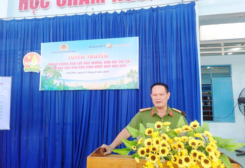 Công an tỉnh tuyên truyền phòng chống bạo lực học đường, xâm hại trẻ em 