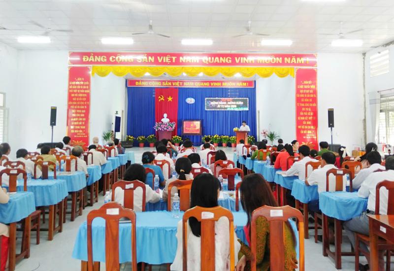 Tấn Mỹ họp mặt mừng Đảng -  mừng Xuân Ất Tỵ năm 2025