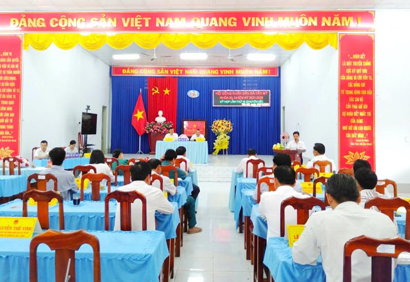Kỳ họp chuyên đề HĐND xã Tấn Mỹ