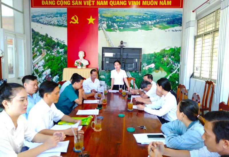 Triển khai kế hoạch Đại hội TDTT xã Tấn Mỹ 