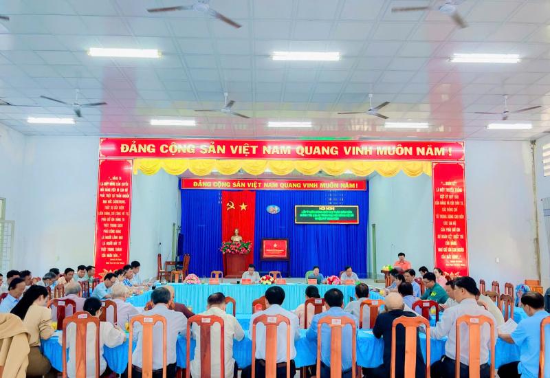 Hội nghị đóng góp văn kiện Đại hội Đảng bộ xã