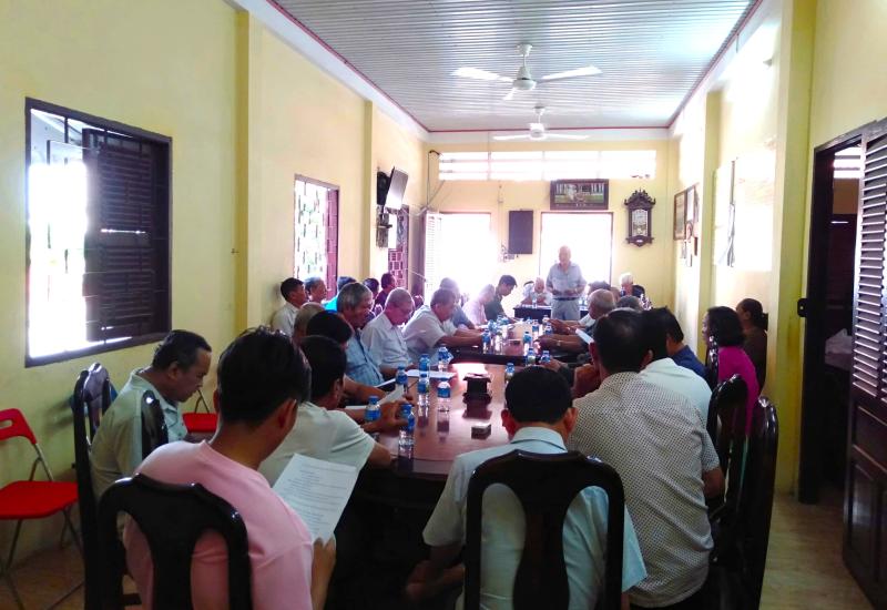 Họp chuẩn bị tổ chức lễ hội kỳ Yên đình thần Tấn Mỹ 