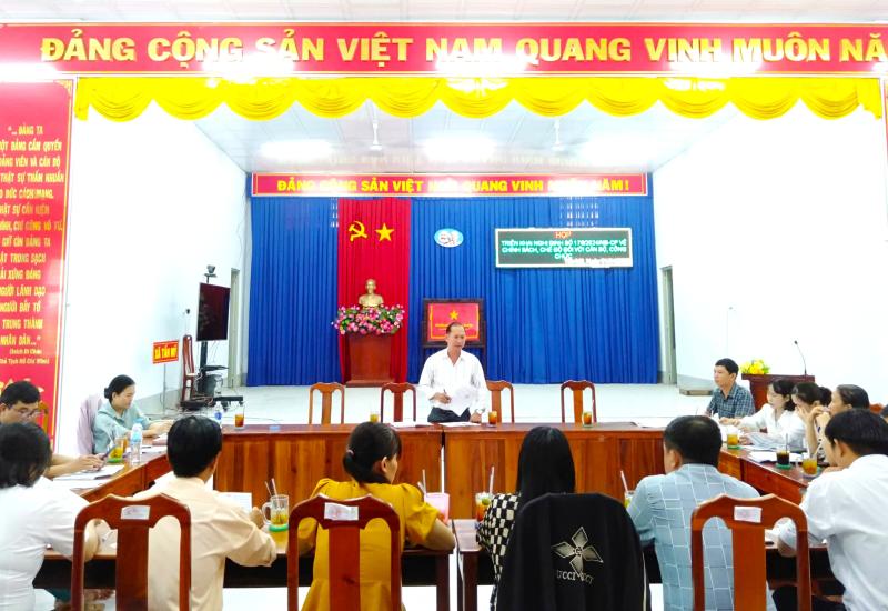 Tấn Mỹ triển khai Nghị định số 178 của Chính phủ 